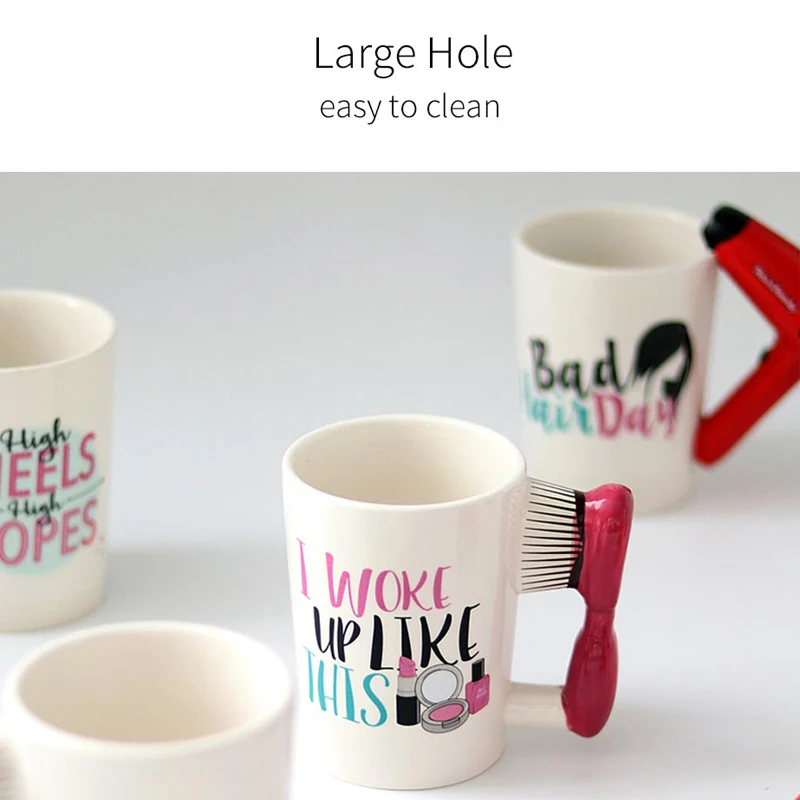 3D Ручная роспись креативные керамические кружки милые кофейные чашки красивые