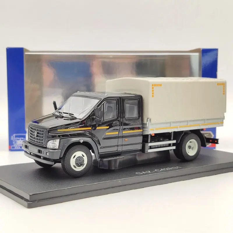 

HAW ABTONPOM 1:43 GAZ C41R31 ГАЗ H231 Russia Truck Black Diecast Models Car