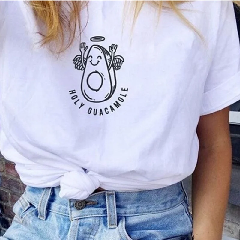 Футболка женская подарок для веганов футболка в стиле Tumblr христианская с авокадо