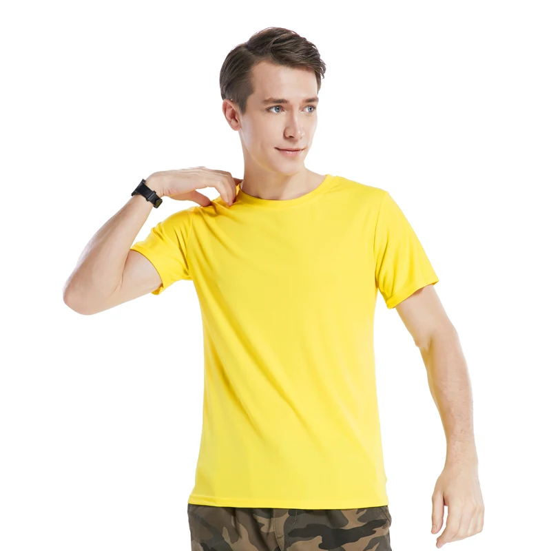 Мужская футболка для бега 2019 быстросохнущая фитнес тренировочная одежда