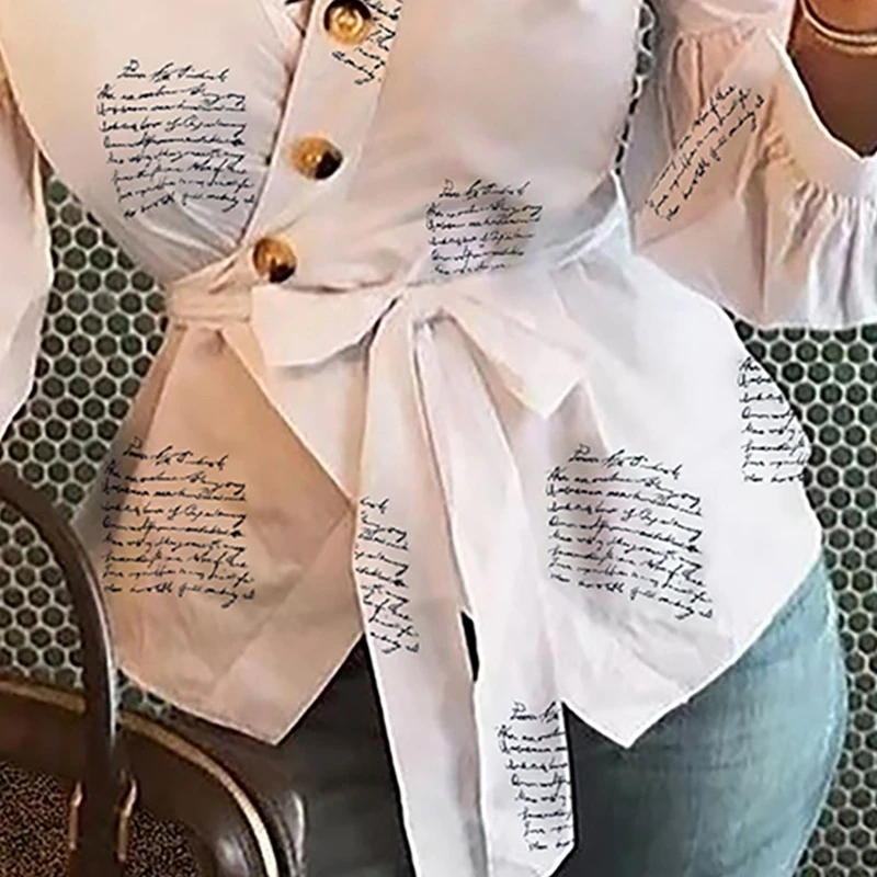 Осень Зима OL женская с длинным рукавом v-образным вырезом длинный фонарь рукав