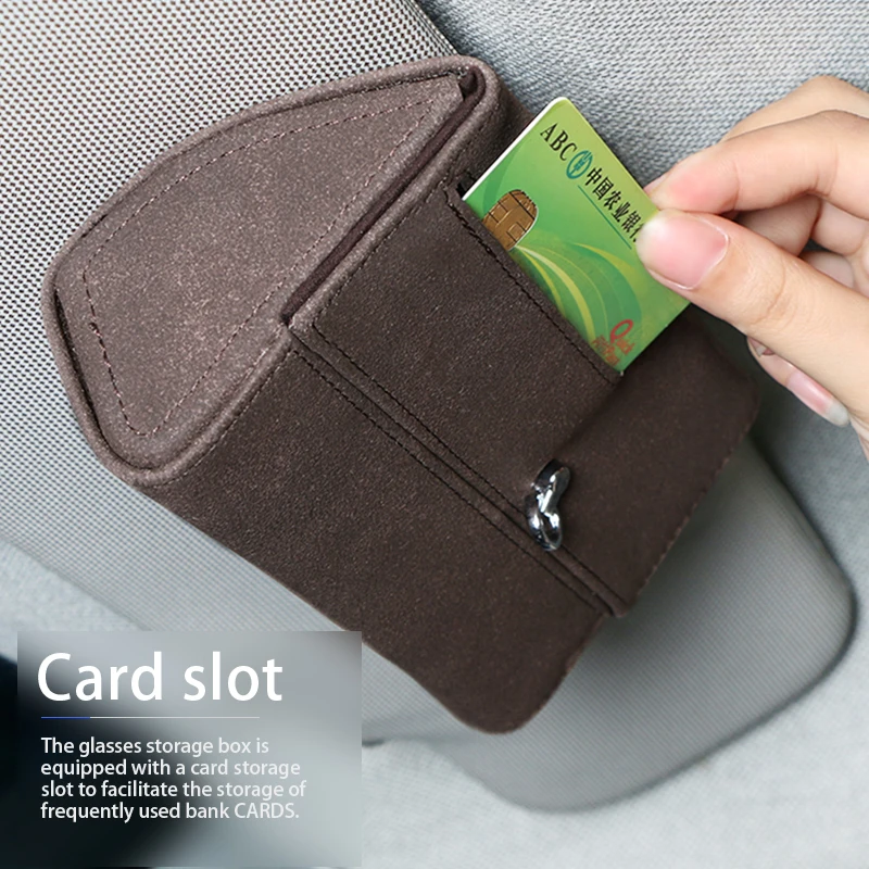 Автомобильный солнцезащитный козырек Организатор искусственная кожа коробка