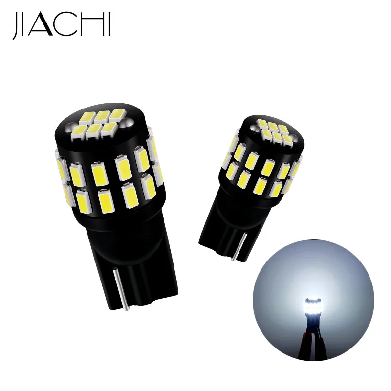 JIACHI 100 шт./лот с фабрики T10 светодиодный 30 SMD W5W 1210 501 168 194 2825 светодиодный лампы для салона автомобиля светодиодный светильник белый 12-24V