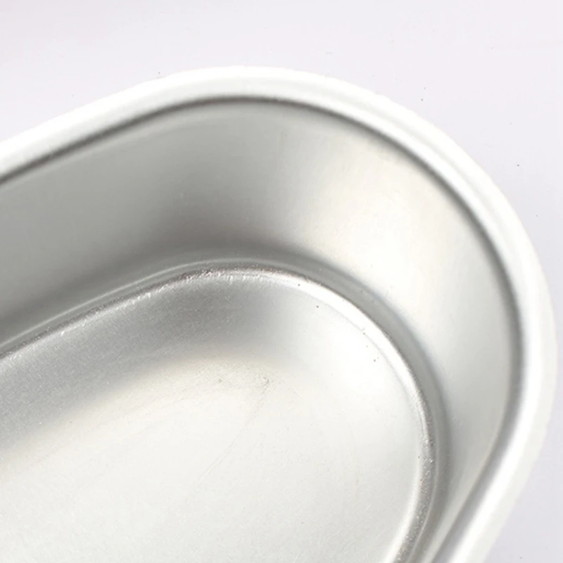 

8Pcs Oval Cheesecake Pan Meatloaf Bread Mold Non-Stick Aluminum Baking Baking Suitable for Oven and Instant Pan