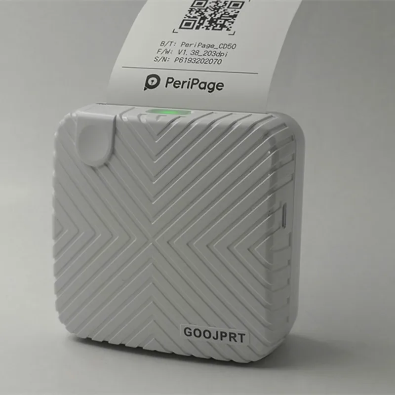 GOOJPRT милый полосатый термопринтер bluetooth мобильный телефон ПК размером с ладонь фото принтер картинок Поддержка Android iOS Ninos Regalo