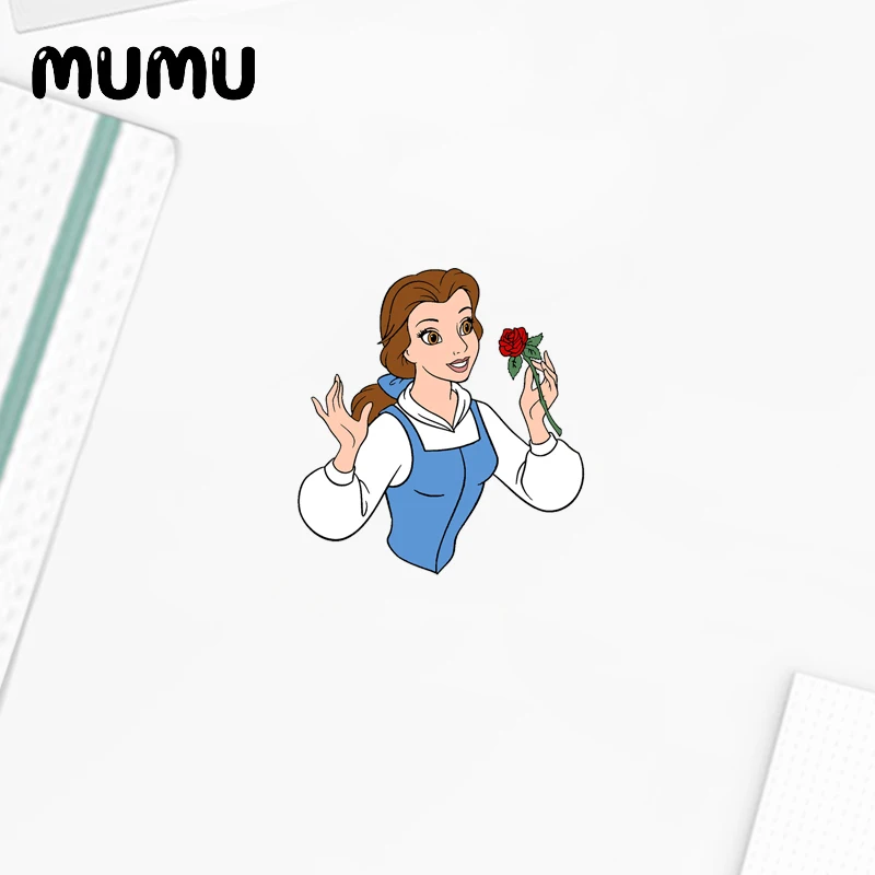 2021 Новый Красота и с рисунком из мультфильма Красавица Чудовище штырь отворотом