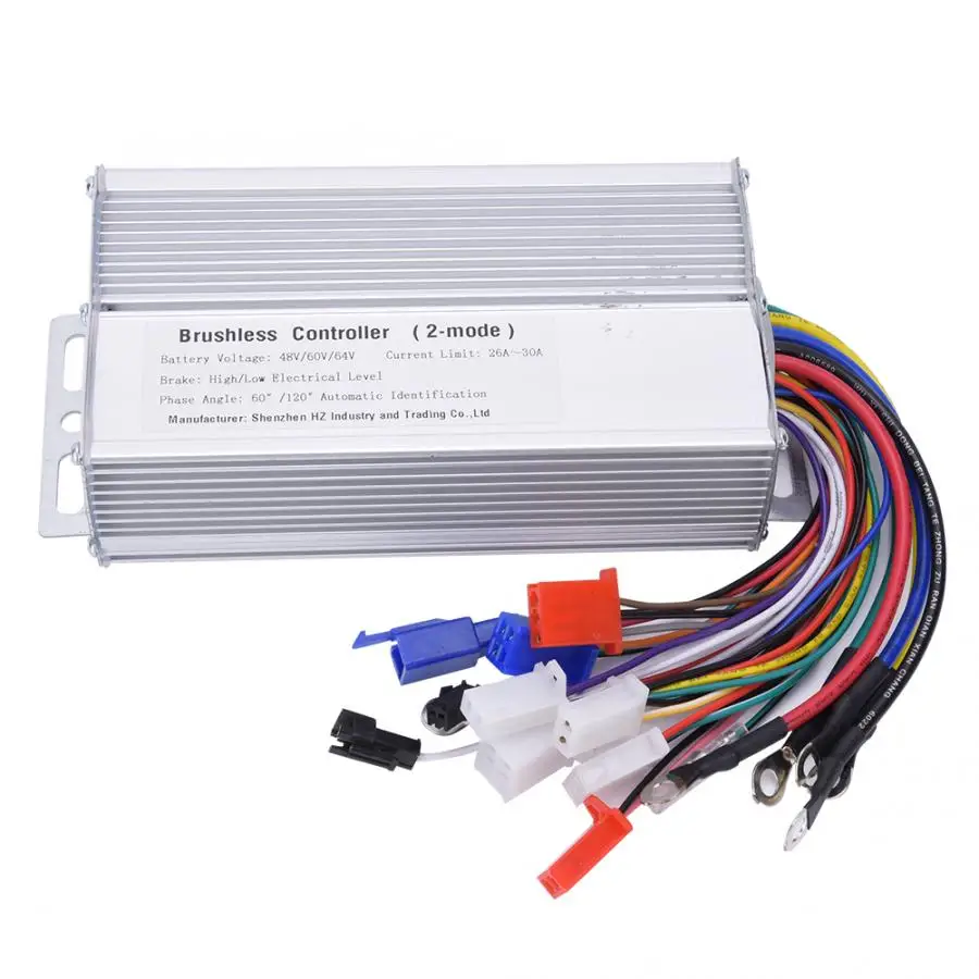 48/60/64V 1000W-1500W электрический велосипед бесколлекторный мотор Скорость регулятор