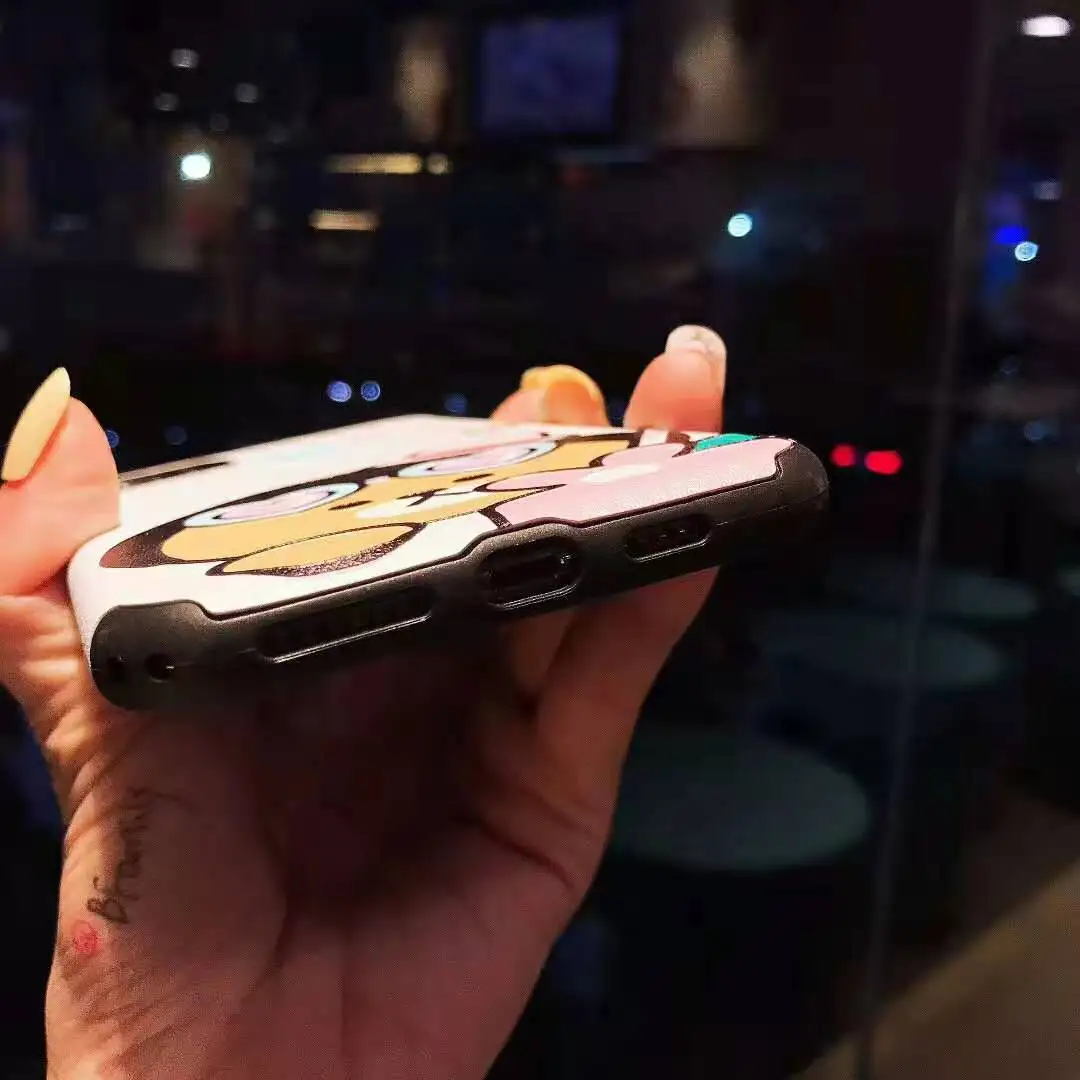 Милый корейский мультфильм B семья друзей шелковистый чехол для iPhone 11 Pro MAX Xr Xs X 6 6s