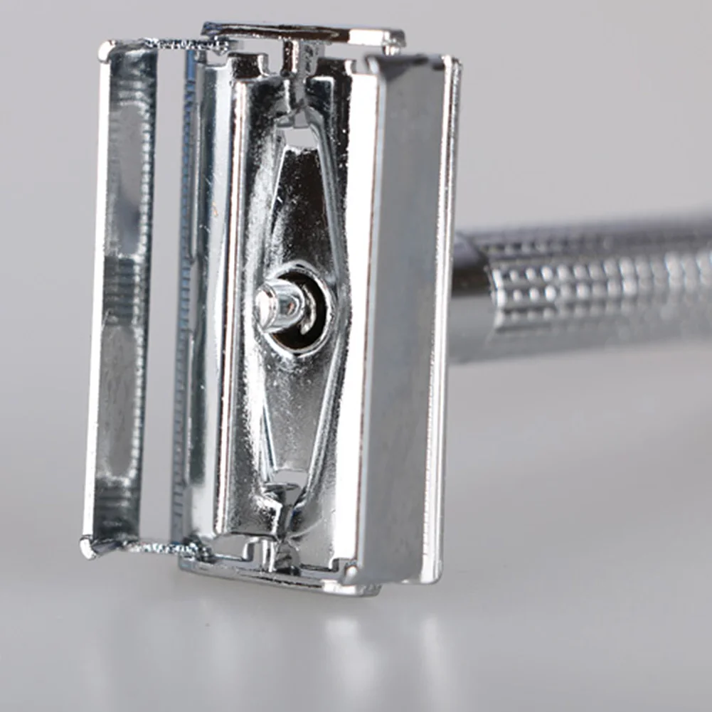 Ручной классический винтажный двухсторонний держатель для лезвий портативный