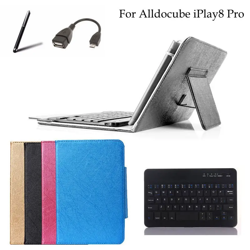 Для планшета Alldocube iPlay8 Pro беспроводная клавиатура чехол-подставка Bluetooth + OTG стилус