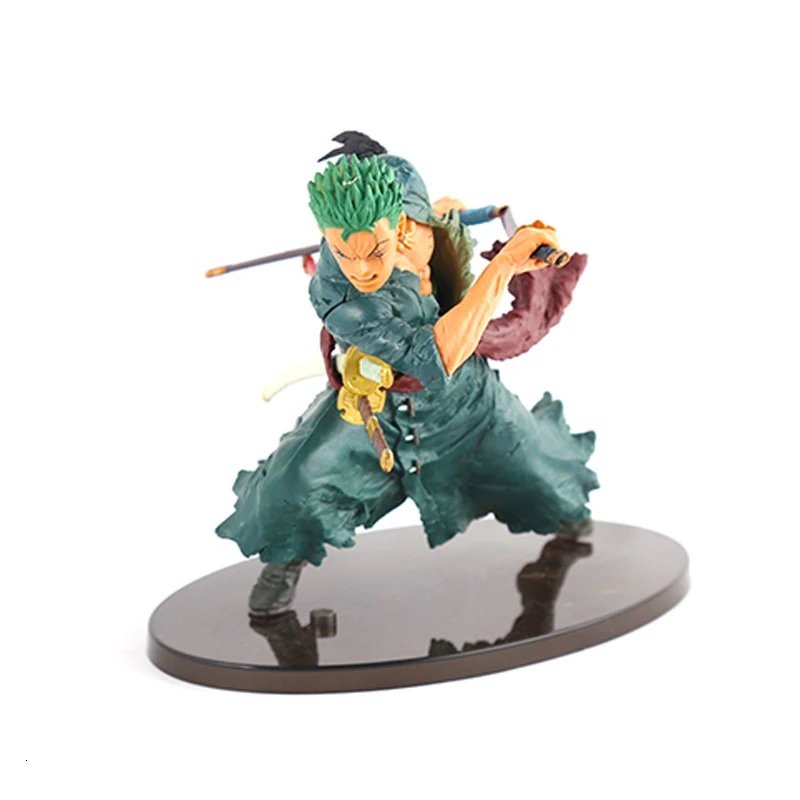 One Piece GK Roronoa Zoro Battle Ver ПВХ 18 см аниме модель коллекционная игрушка изысканное