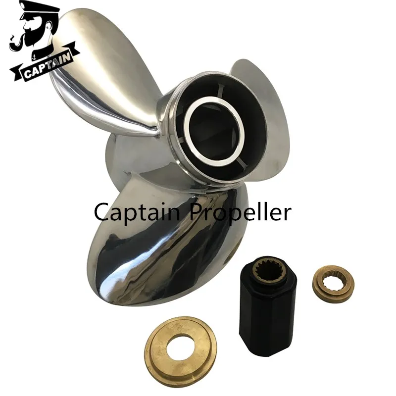 Подвесной Двигатель Captain Propeller 16x21 подходит для Suzuki DF200 DF225 DF300 нержавеющая сталь 15