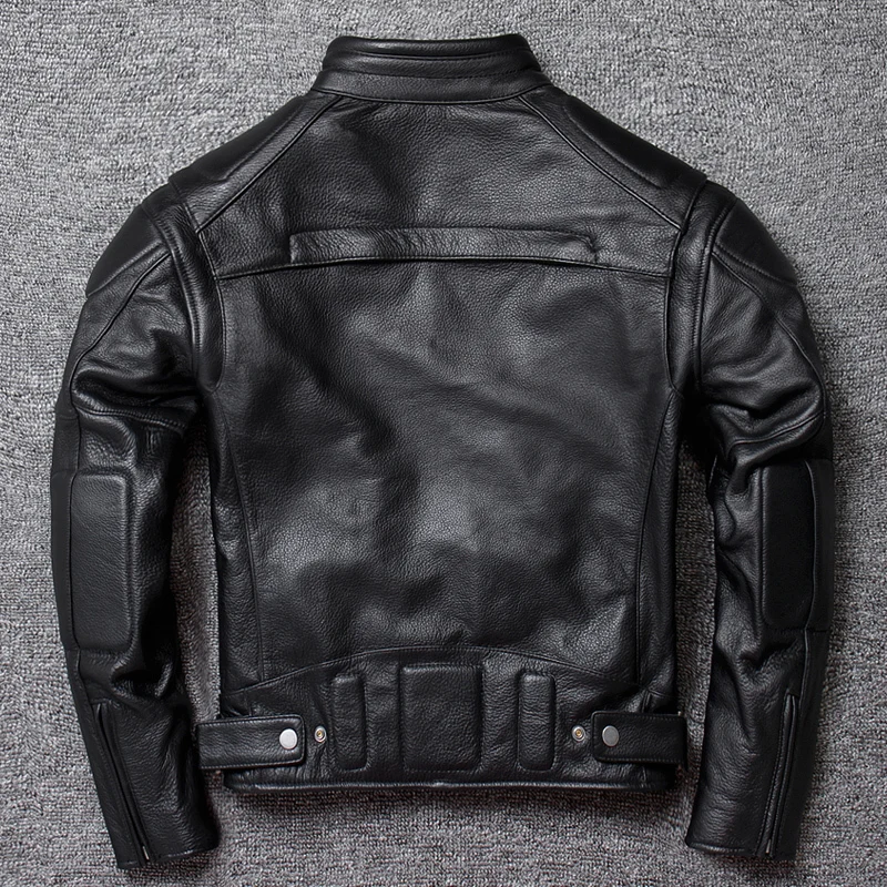 Мужская кожаная куртка Avirex Fly из натуральной овечьей кожи со съемной подкладкой