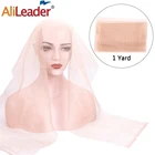 Лидер продаж, швейцарская Кружевная Сетка Alileader для изготовления парика, основы для волос, аксессуары, инструменты для плетения, сетка для волос 4*4 13*4, 1 ярд