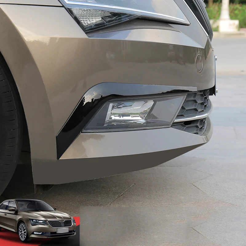 Lsrtw2017 Abs Car Front Bumper Foglight Trims for Skoda Superb 2016 2017 2018 2019 2020 | Автомобили и мотоциклы