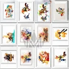 Алмазная живопись Лев Диснея, полноразмерная и круглая 5D Вышивка сделай сам, мозаика, вышивка крестиком, домашняя роспись, Декор, мультяшное искусство лисы