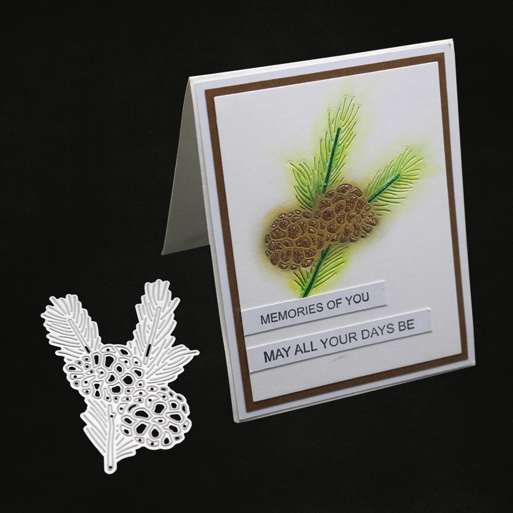 Сосновый конус/подарок Diy нож металлические режущие штампы трафареты для