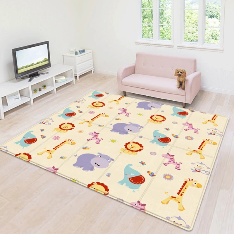 Foldable Baby Play Mat Puzzle Educational Children's Carpet in the Nursery Climbing Pad Kids Rug Activitys Games Toys 180*100cm | Игрушки