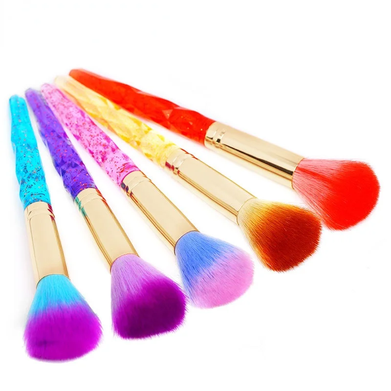 

Nail Art Brush Remove Nail Dust Brush Crystal Acrylic UV Gel Polish Powder Cleaning Tool Beauty Makeup Brush Manicure Accessory