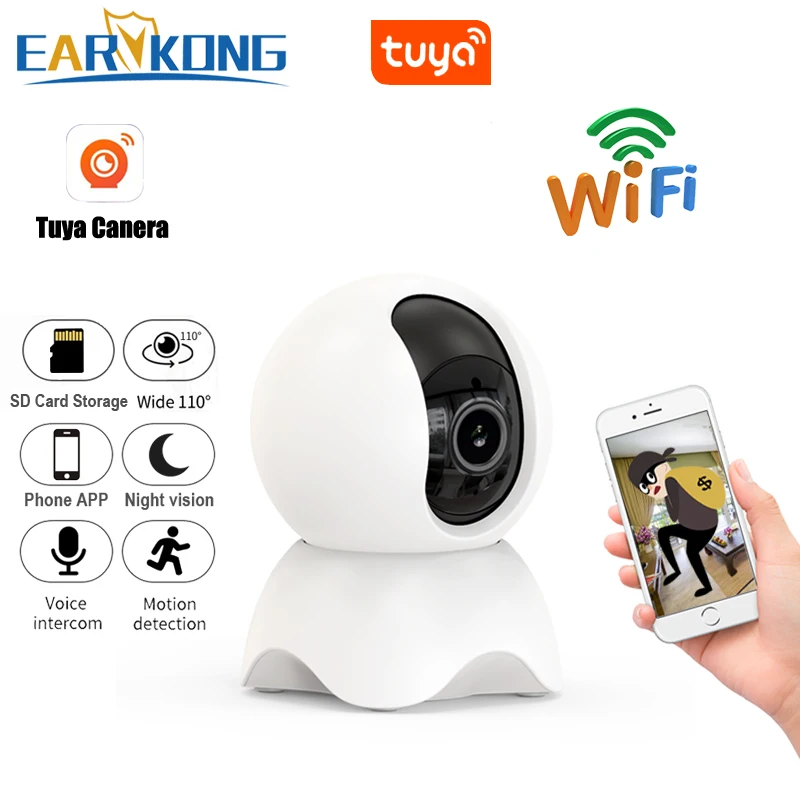 IP-камера с поддержкой Wi-Fi 1080P функция ночного видения | Безопасность и защита