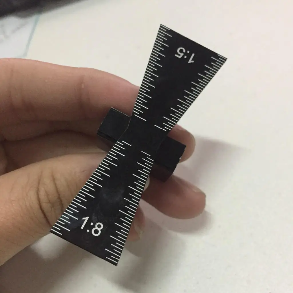 

Dovetail marking template 1: 5 /, 1: 8 wood connection marker