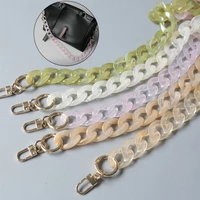 40cm acrylic resin bag strap for shoulder bag plastic handbag chain strap belts handles chain bag wild color accessories %d1%81%d1%83%d0%bc%d0%ba%d0%b8