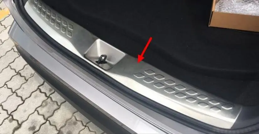 Автомобильный задний порог для багажника Накладка Входная защита грузовой шаг 17
