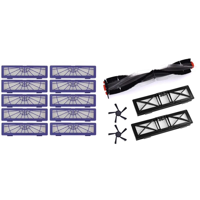 

2 Set Vacuum Cleaner Parts: 1 Set HEPA Filters Replacement & 1 Set Replacement Parts Roller Main Brush Filter