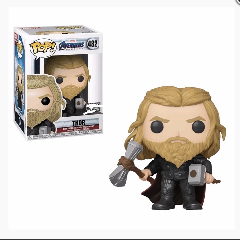 Funko POP Marvel Avengers Железный человек Тони Старк ПВХ фигурка Коллекционная модель