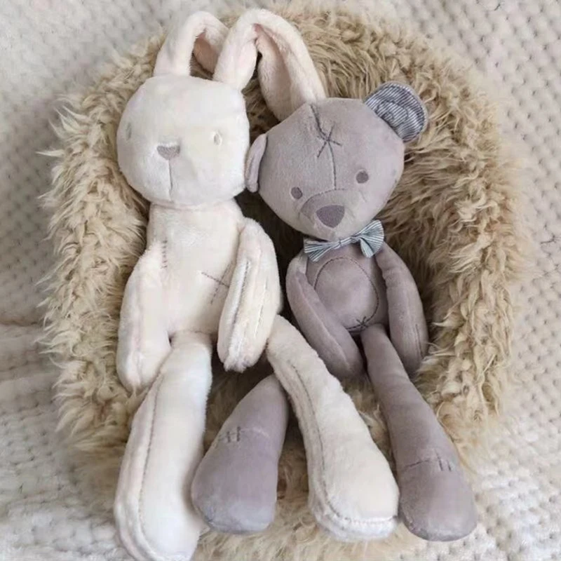 

Cute Baby Plush Rabbit Toys Soft Stuffed Animal Bunny Doll For Children Cartoon Toddler Appease Sleeping Toys Kids Birthday Gift