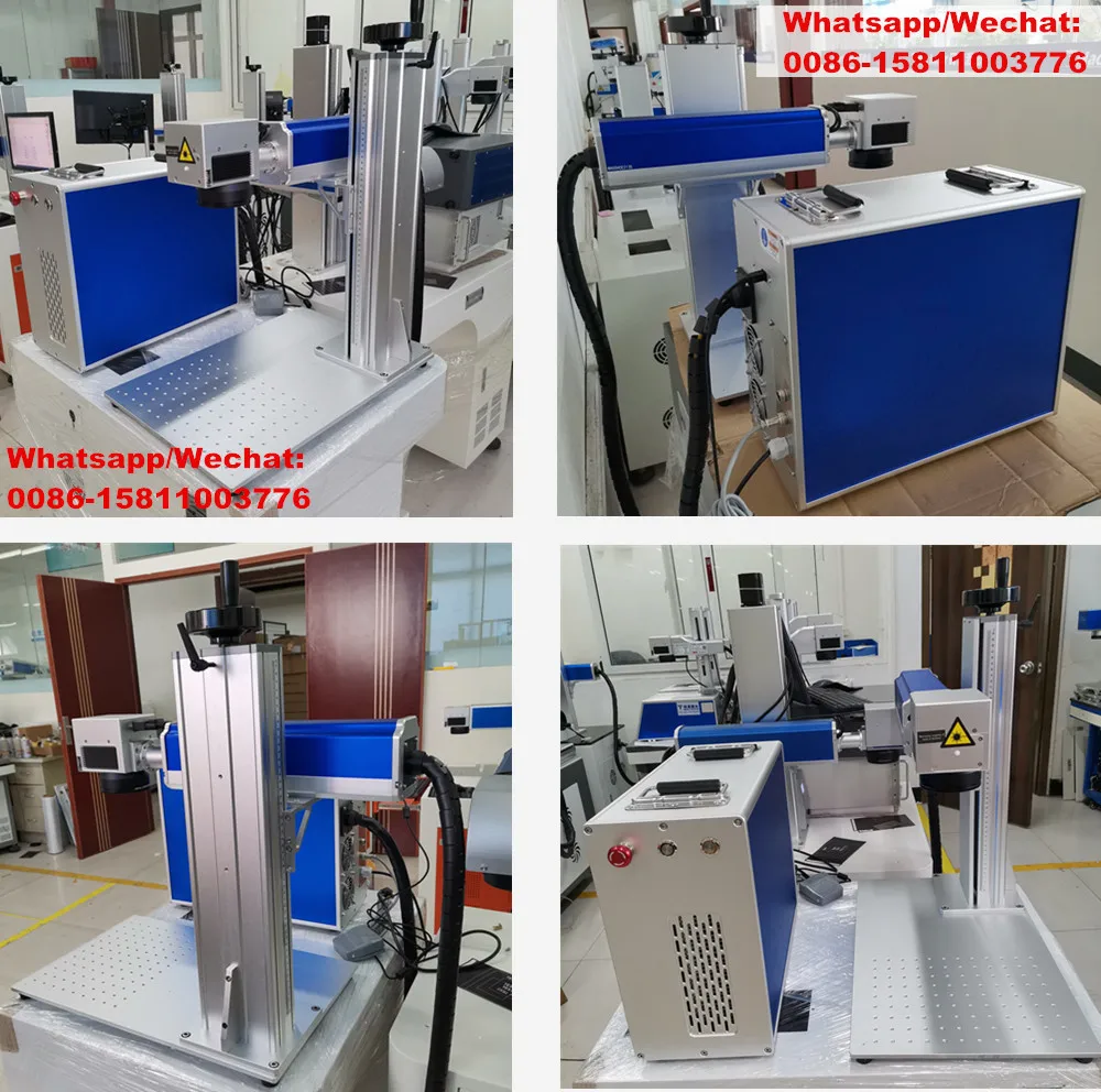 30W split fiber laser marking machine metal engraver Nameplate /laser printer stainless steel | Инструменты