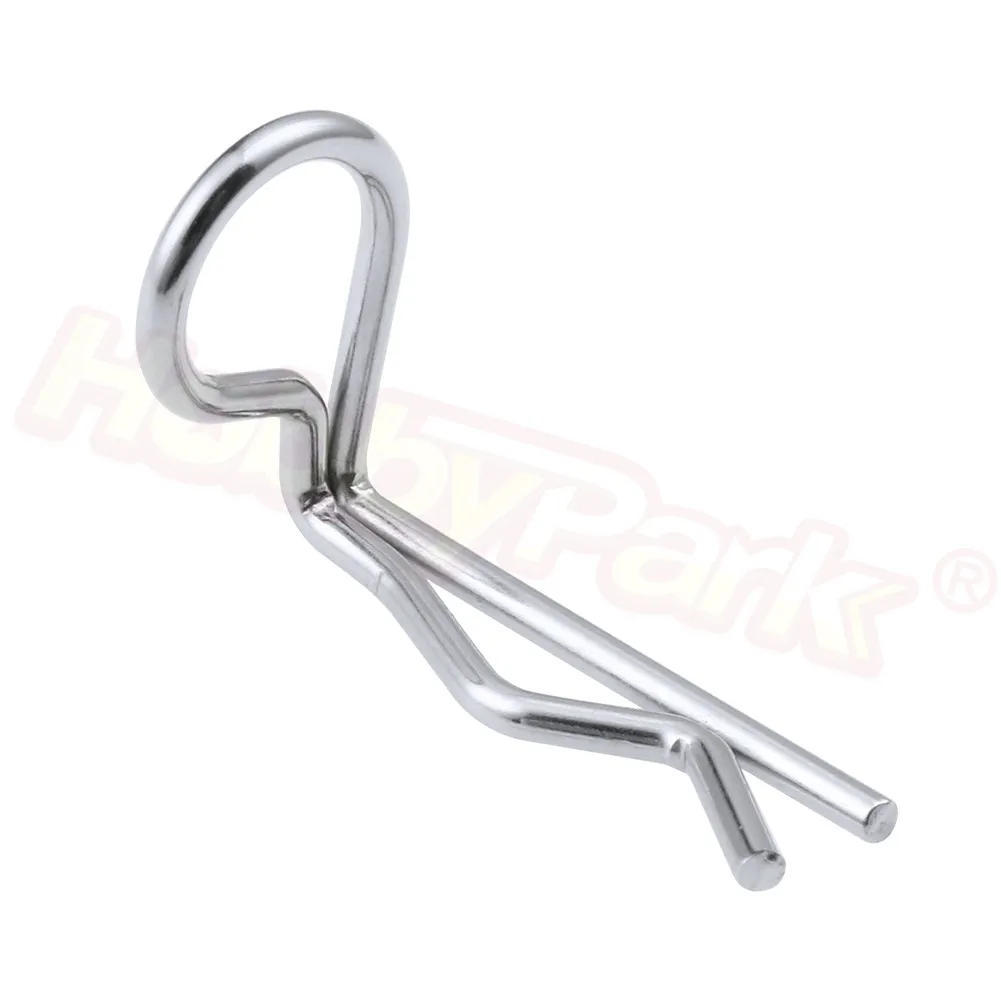 20 шт. стальные зажимы для кузова угловые булавки 90 градусов моделей RC 1/10 Scale багги