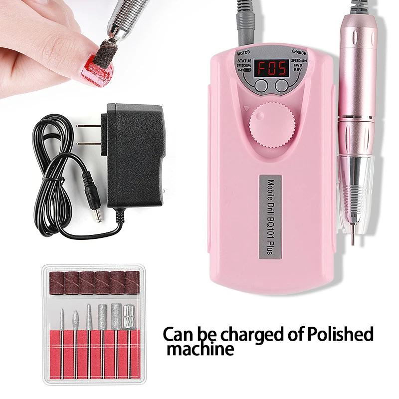 

Nails Drill Machine Machines Professional Electric Nail Sander File Portable Nail Drill All For Manicure Pedicure Accessories