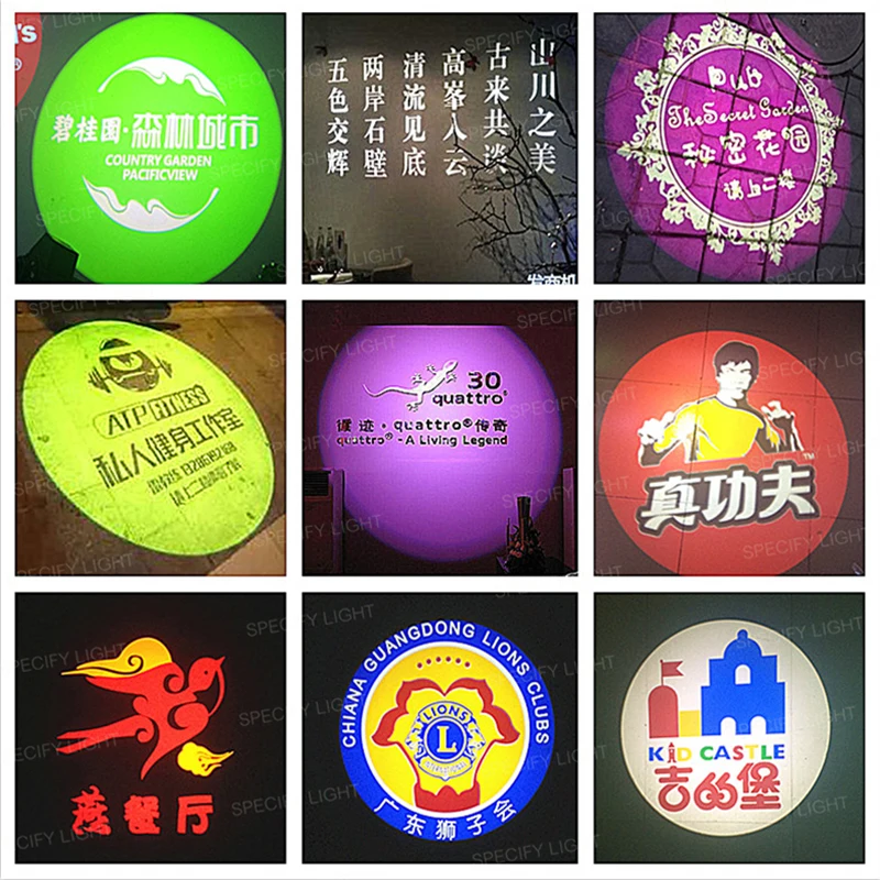 Прожекторный прожектор Gobo HD 150 вт для помещений корпус из сплава 15000 люмен дизайн