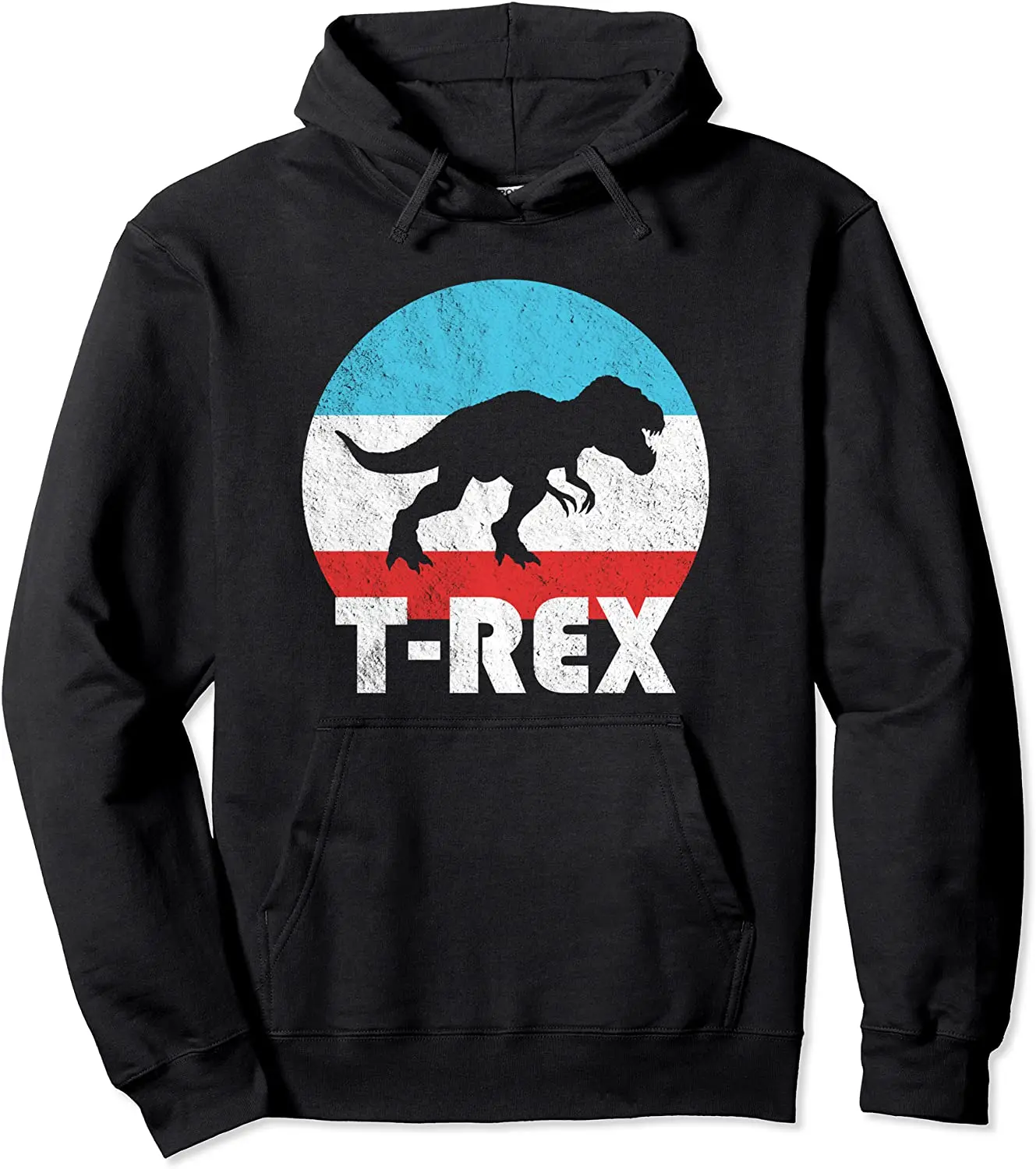 

T-Rex Tyrannosaurus Rex Vintage Retro Dinosaur Gift Pullover Hoodie