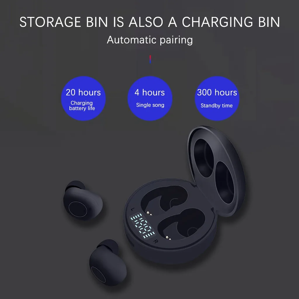 Беспроводные наушники 40 # IPX7 водонепроницаемые TWS Bluetooth 5 0 спортивные