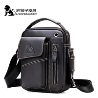 new genuine leather man messenger bags vintage cow leather small shoulder bag for male mens crossbody bag casual tote handbag