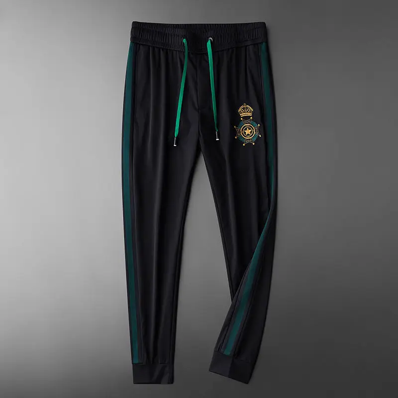 Новинка 2021 мужские легсветильник повседневные брюки на осень модные трикотажные