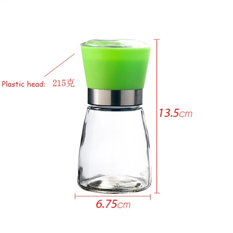 Кухонная мельница ручная для соли и перца набор 1 шт. зеркальная дробилка