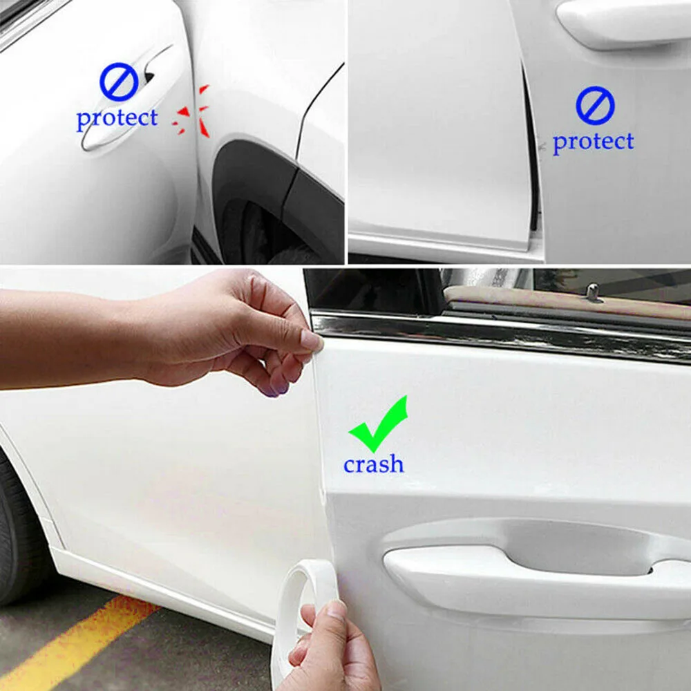 Автомобильная Противоударная полоса краска для краев Двери прозрачные