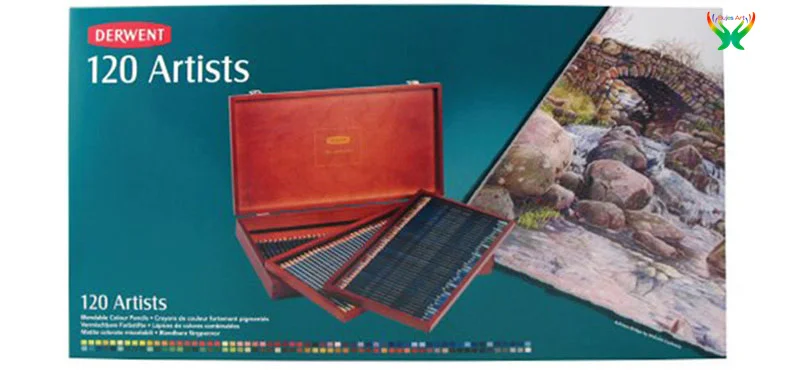 Цветные карандаши для художников derbeen с сердечником 4 мм металлическое олово 12