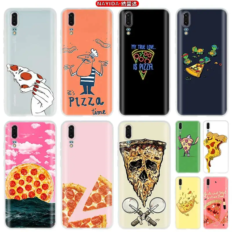Мягкие силиконовые чехлы с изображением пиццы и лучших друзей для Huawei P40 P30 P20 P10 Lite
