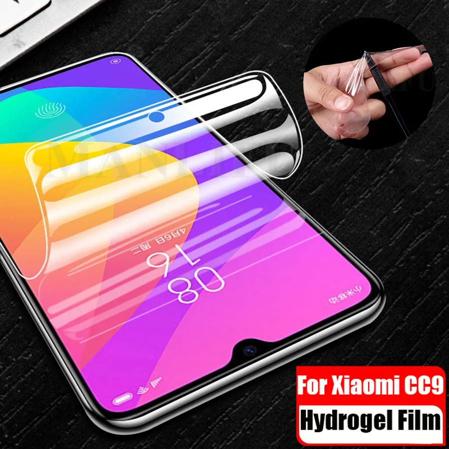 9D Передняя Мягкая ТПУ Гидрогелевая пленка для Xiaomi Mi Note 10 CC9 Pro полностью Премиум