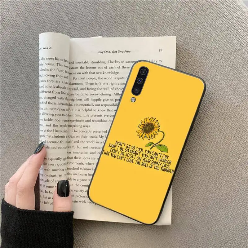 Красивый чехол Babaite с желтым подсолнухом для телефона Samsung Galaxy A7 A50 51 A70 80 A40 A20 A30 A8 A6