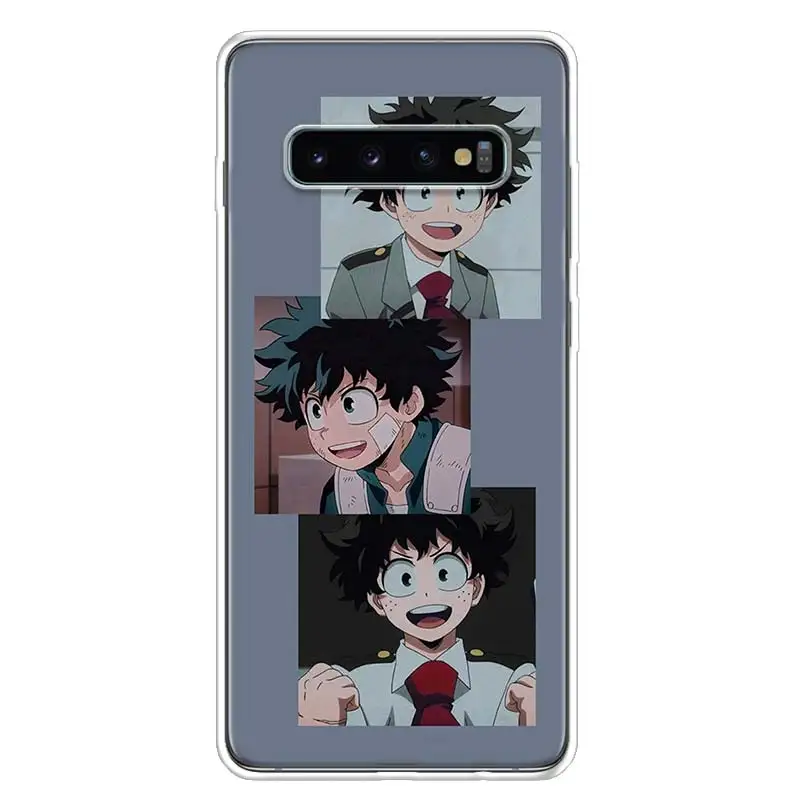 My Hero Boku no Hero Academia deku bakugou Cute Phone Case For Samsung Galaxy A50 A70 A30 A40 A20E A10S Note 20 Ultra 10 Lite images - 6