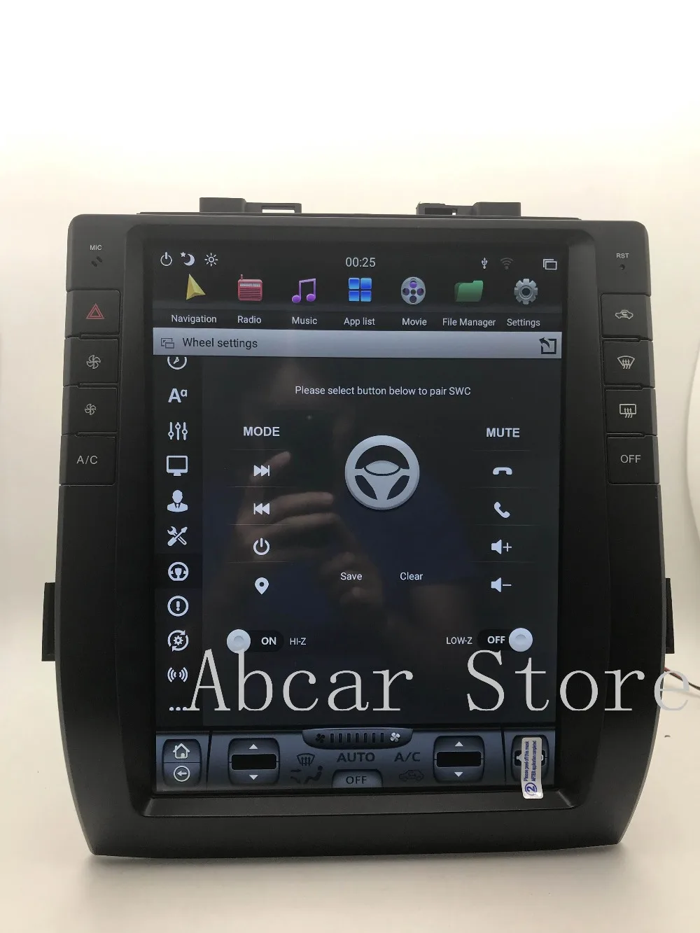 13 дюймов Tesla стиль Android 8,1 автомобильный dvd-плеер gps навигация радио авто px6 для Toyota alphard Vellfire 30 серии