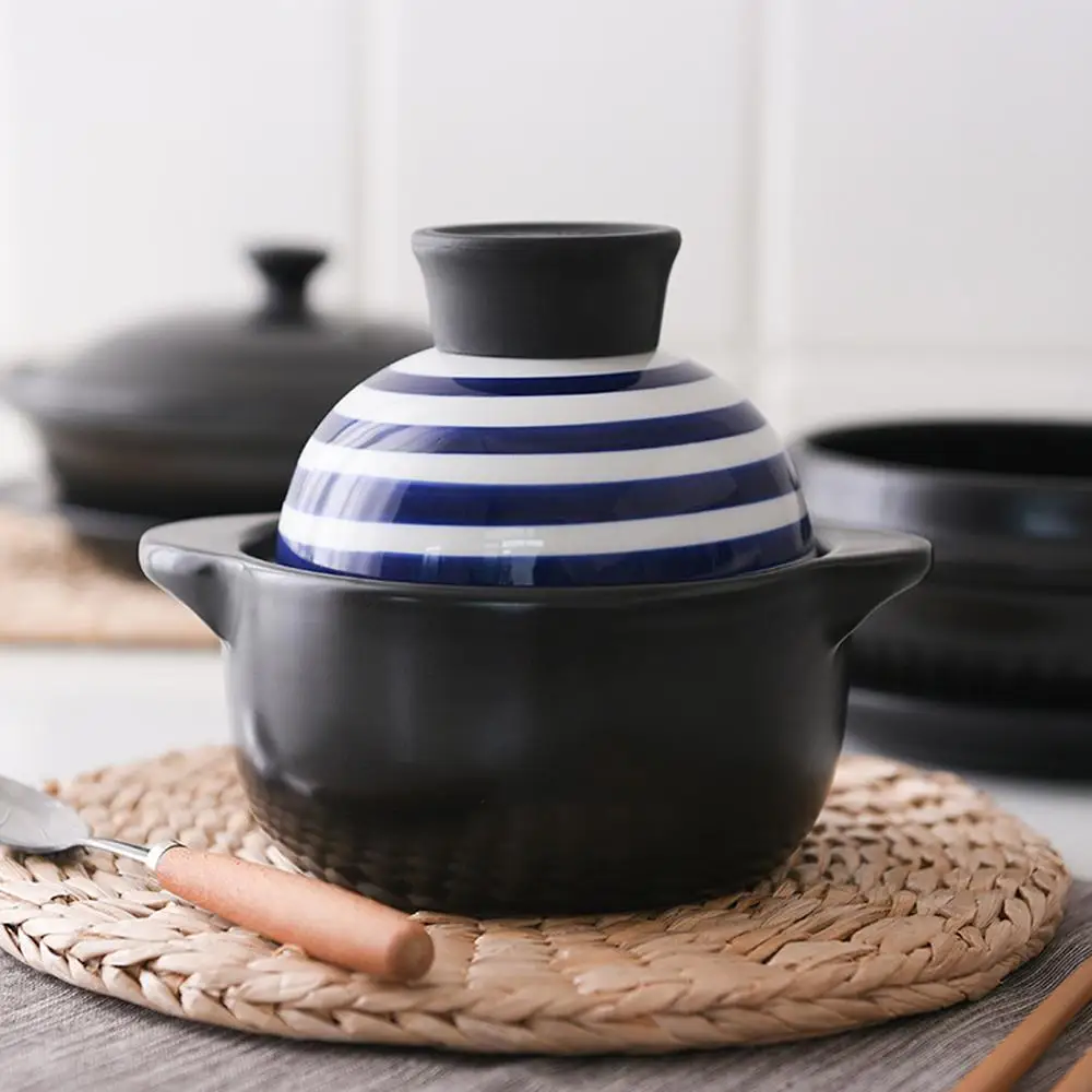 Мини керамическая кастрюля миска для детского питания многофункциональная