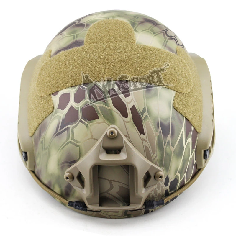 Страйкбол MH/PJ камуфляж ABS спорт OutdoorTactical Быстрый Шлем с NVG крепление направляющей встроенный циферблат внутренний комплект размер L