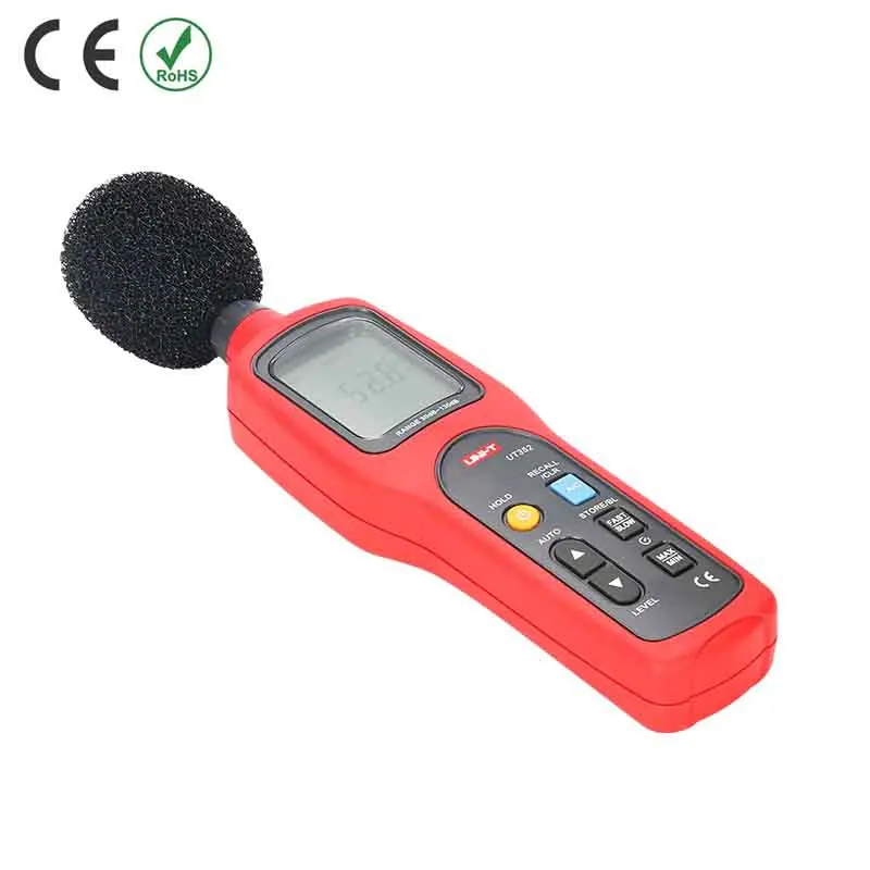 Цифровой измеритель уровня звука UT352 децибел метр уровень шума дБ тестер с