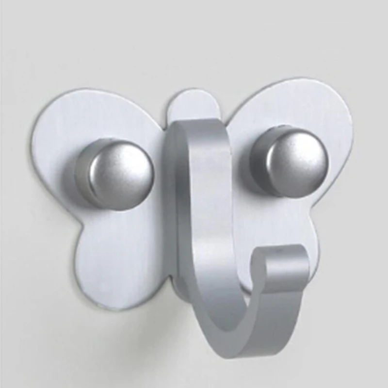 1 шт. мебельные материалы антикварная бабочка дверные крючки ванная настенная